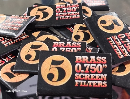 0.750 Brass pipe screen