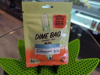 Dime Bag Blueberry Kush 1g  Cartridge