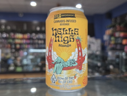 21st Amendment Hella High Mango 100mg infused beverage